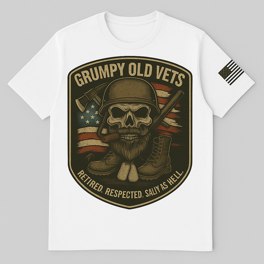 Grumpy OG Skull Tee – Black